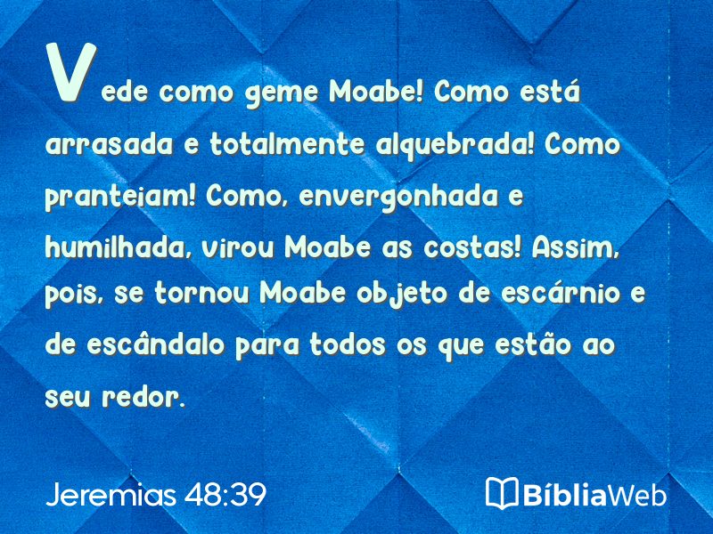 Jeremias 48:39 em imagem para compartilhar