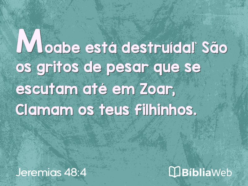 Jeremias 48:4 em imagem para compartilhar