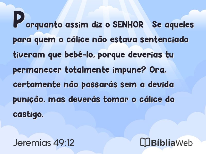 Jeremias 49:12 em imagem para compartilhar