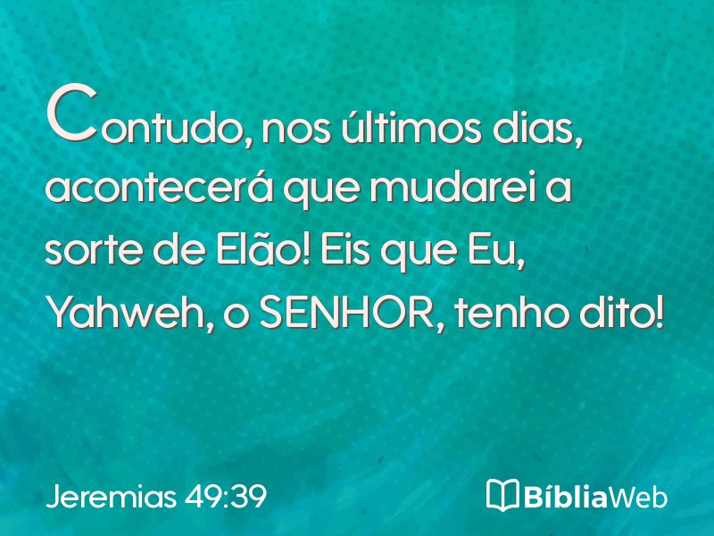 Jeremias 49:39 em imagem para compartilhar