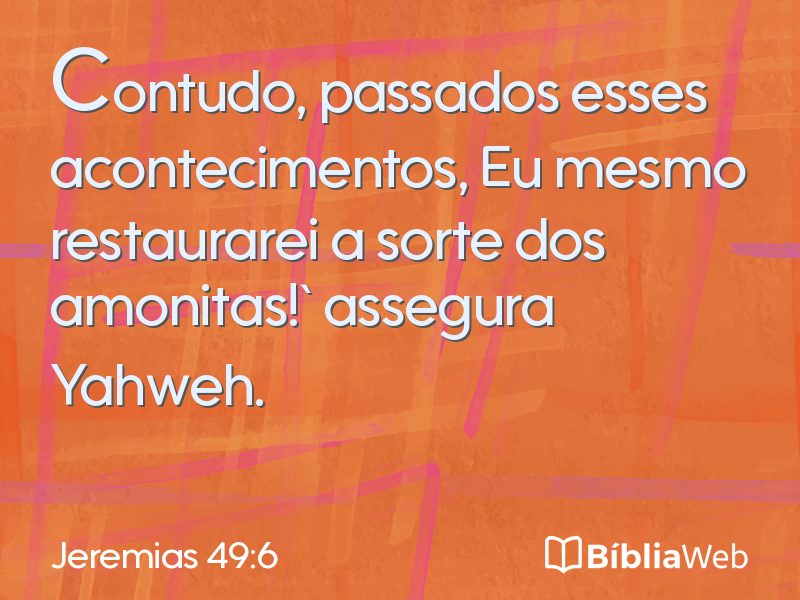 Jeremias 49:6 em imagem para compartilhar