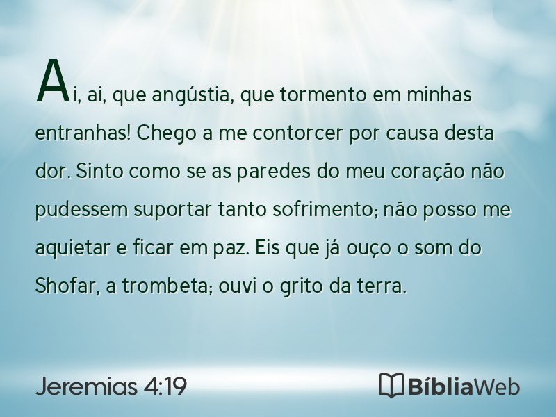 Jeremias 4:19 em imagem para compartilhar
