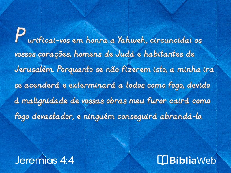 Jeremias 4:4 em imagem para compartilhar