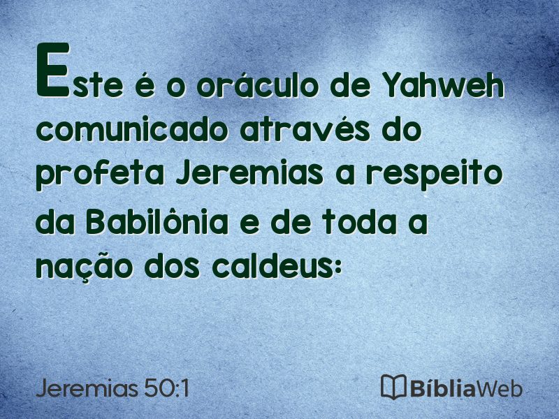 Jeremias 50:1 em imagem para compartilhar