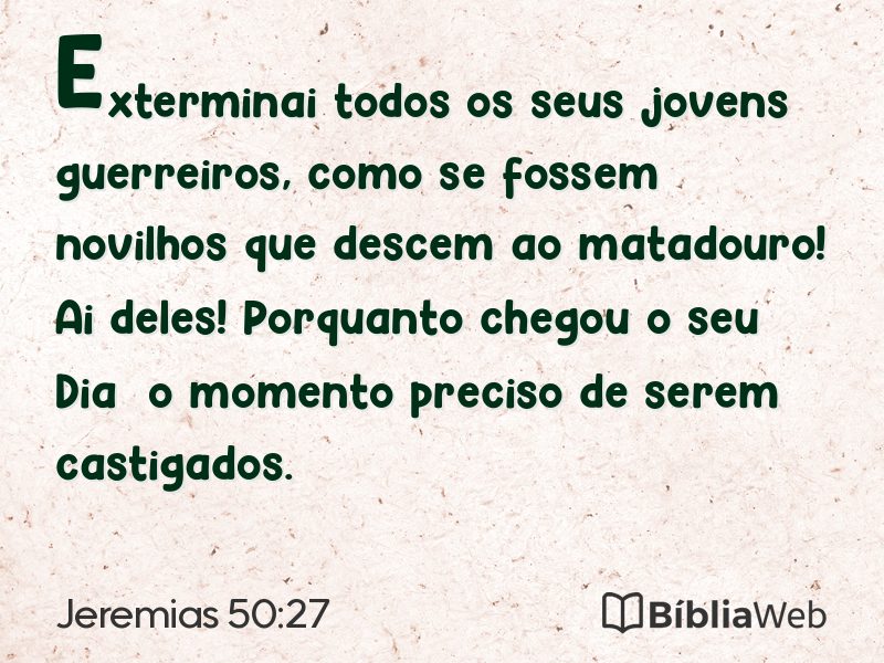 Jeremias 50:27 em imagem para compartilhar