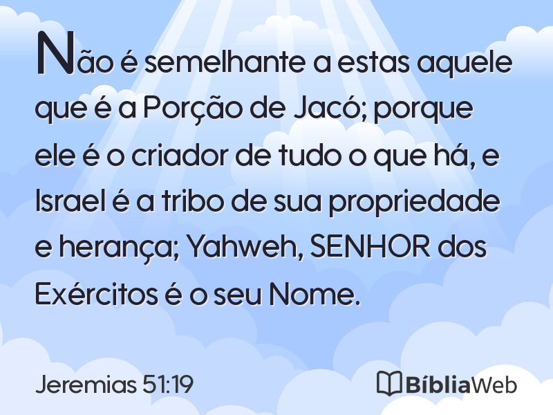 Jeremias 51:19 em imagem para compartilhar