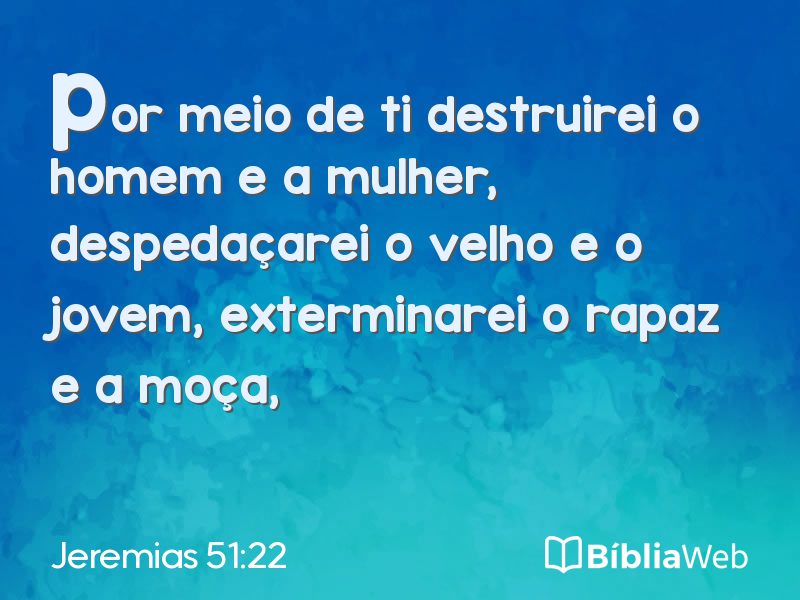 Jeremias 51:22 em imagem para compartilhar