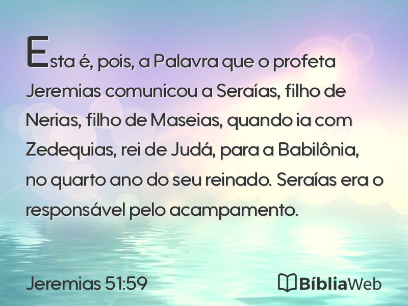 Jeremias 51:59 em imagem para compartilhar