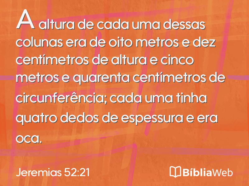 Jeremias 52:21 em imagem para compartilhar
