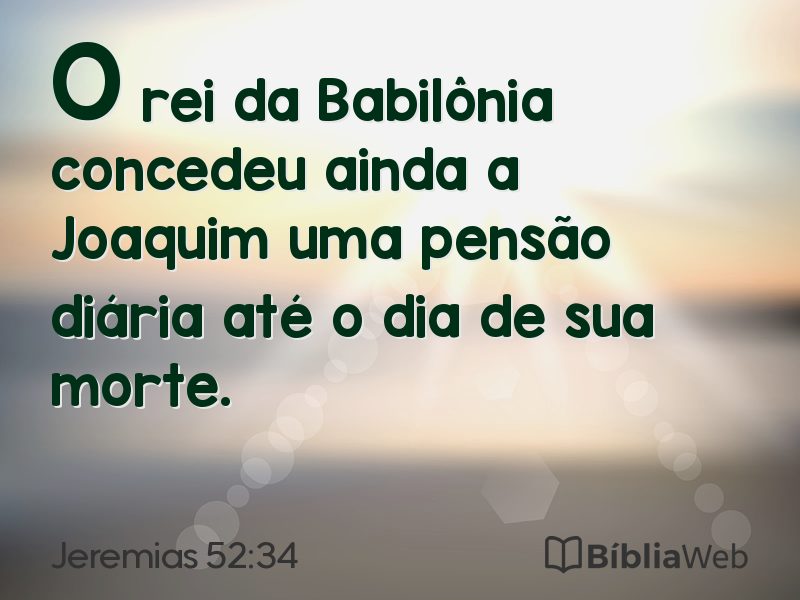 Jeremias 52:34 em imagem para compartilhar