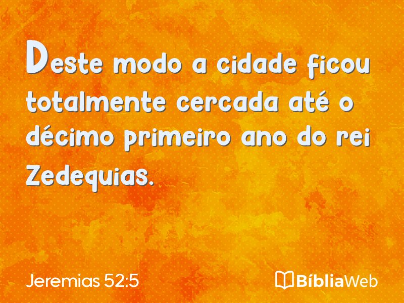 Jeremias 52:5 em imagem para compartilhar