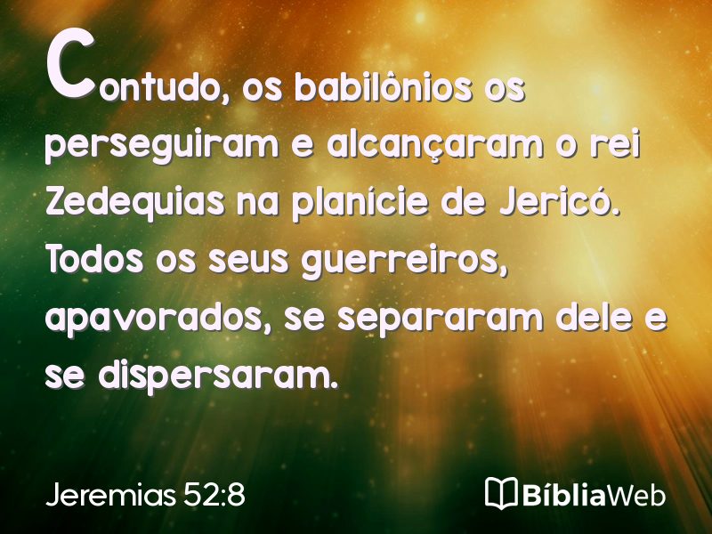 Jeremias 52:8 em imagem para compartilhar