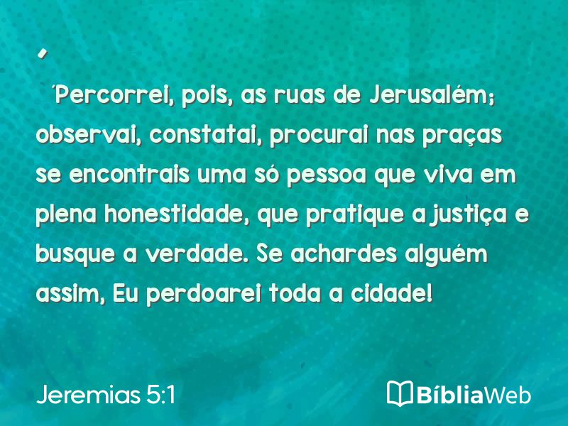Jeremias 5:1 em imagem para compartilhar