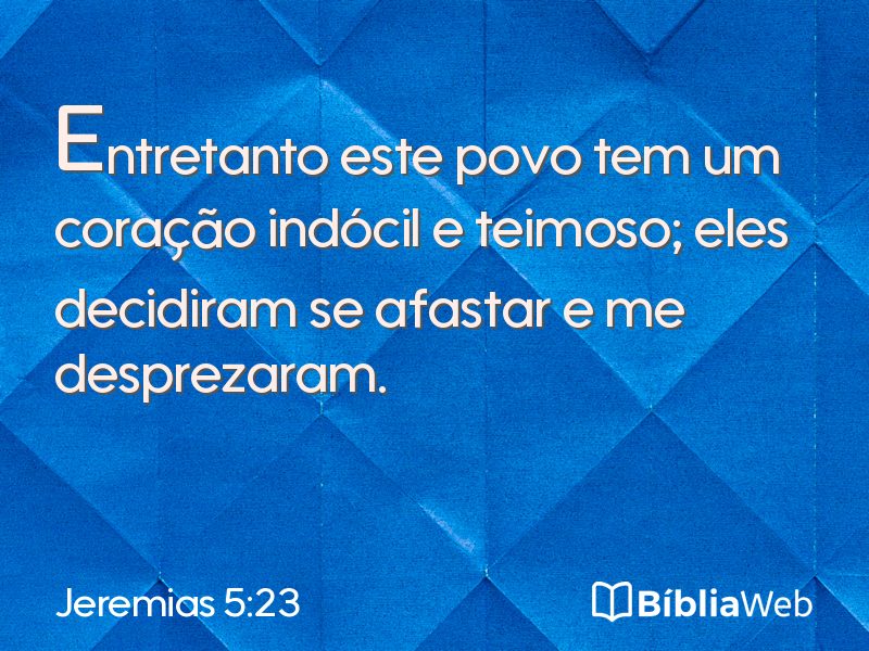 Jeremias 5:23 em imagem para compartilhar