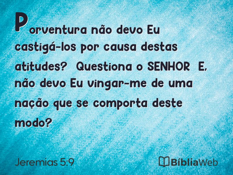 Jeremias 5:9 em imagem para compartilhar