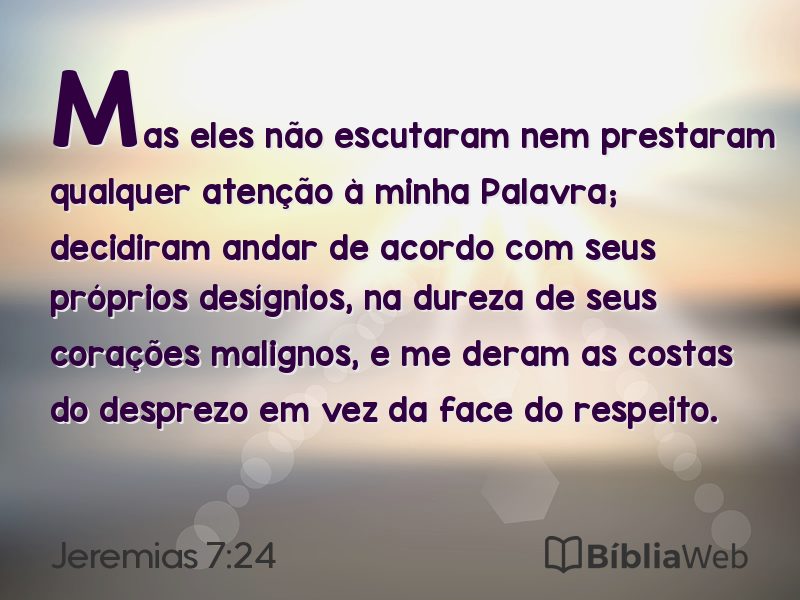 Jeremias 7:24 em imagem para compartilhar