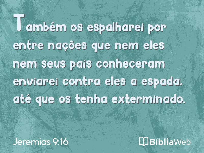 Jeremias 9:16 em imagem para compartilhar