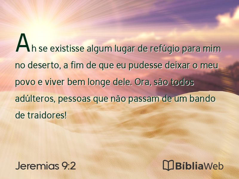 Jeremias 9:2 em imagem para compartilhar