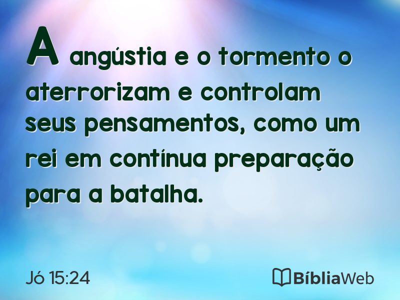 Jó 15:24 em imagem para compartilhar