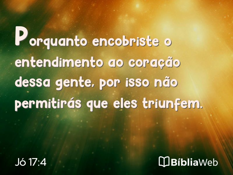 Jó 17:4 em imagem para compartilhar