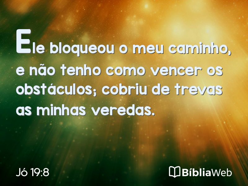 Jó 19:8 em imagem para compartilhar