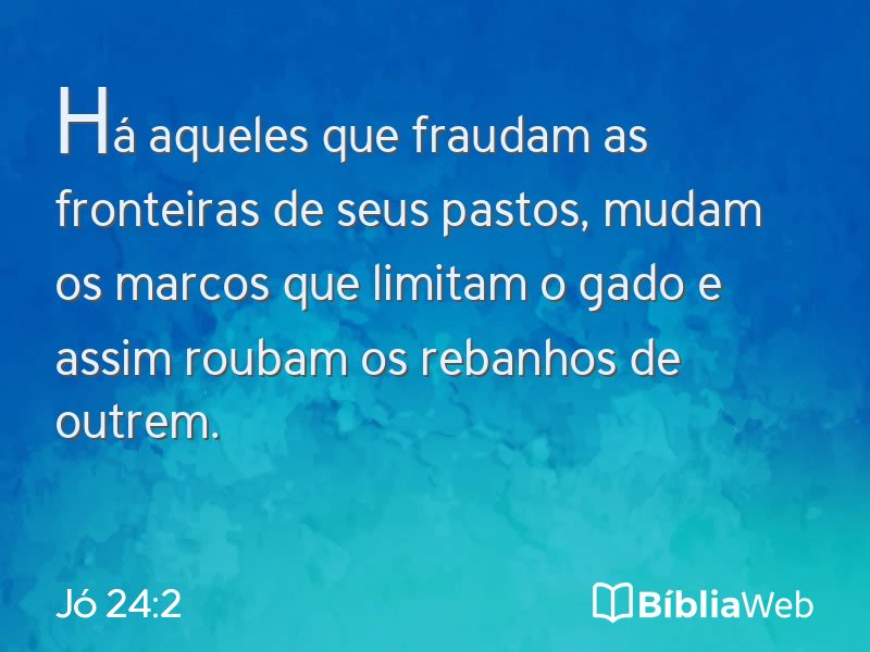Jó 24:2 em imagem para compartilhar
