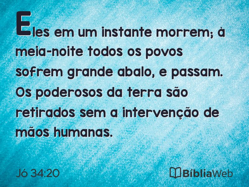 Jó 34:20 em imagem para compartilhar