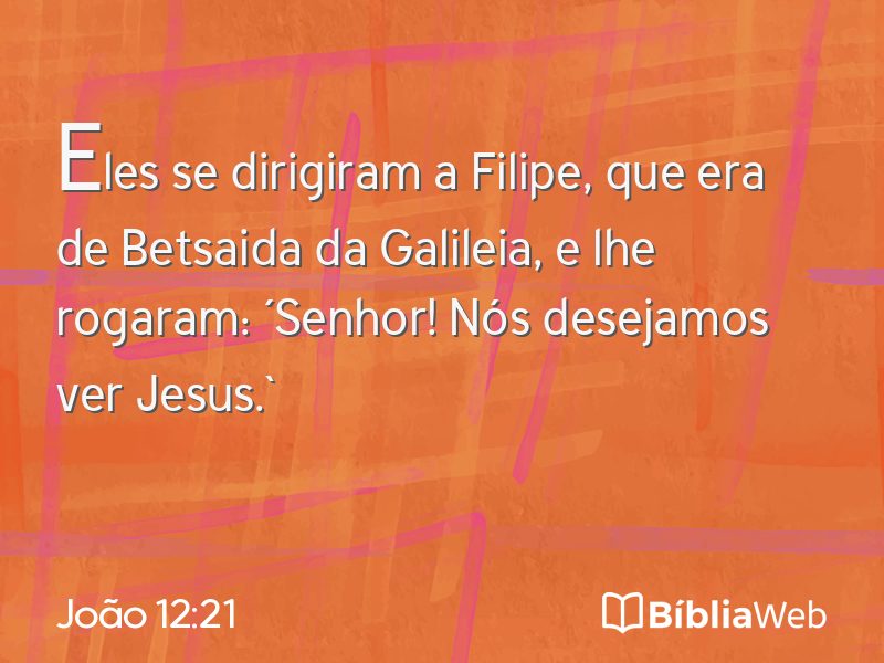 João 12:21 em imagem para compartilhar