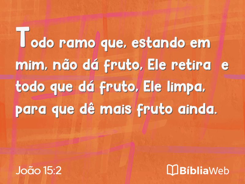 João 15:2 em imagem para compartilhar