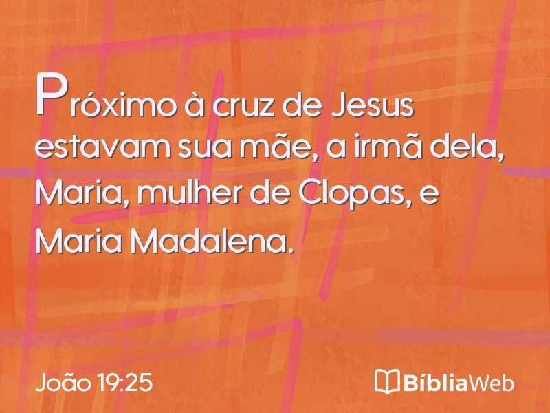 João 19:25 em imagem para compartilhar