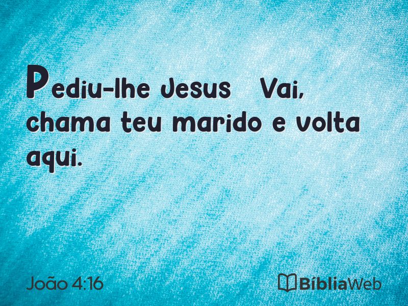 João 4:16 em imagem para compartilhar
