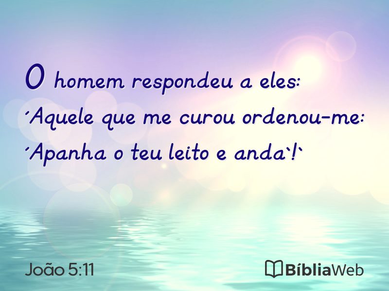 João 5:11 em imagem para compartilhar