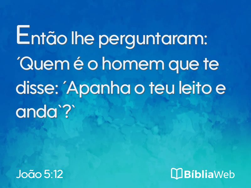 João 5:12 em imagem para compartilhar