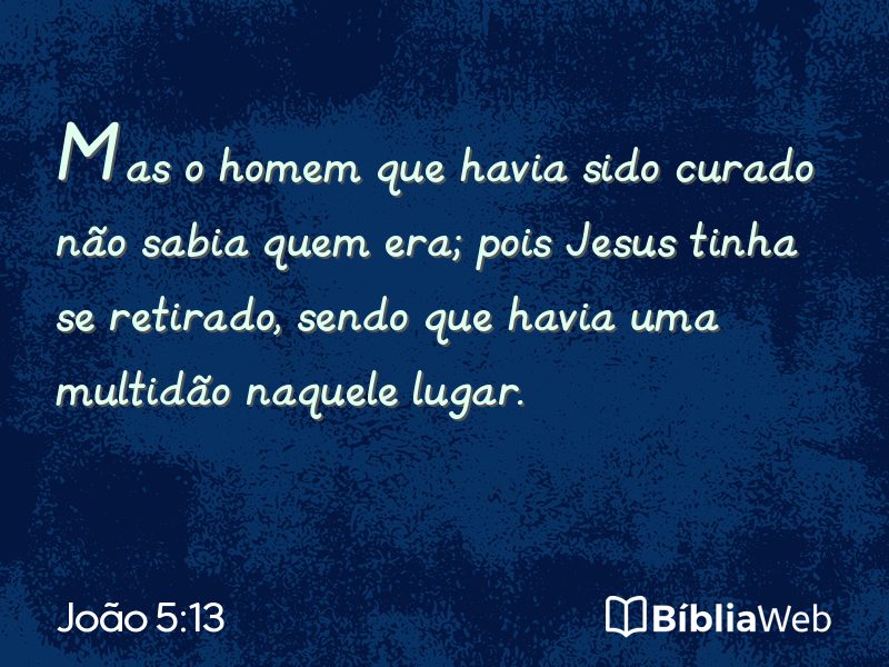 João 5:13 em imagem para compartilhar