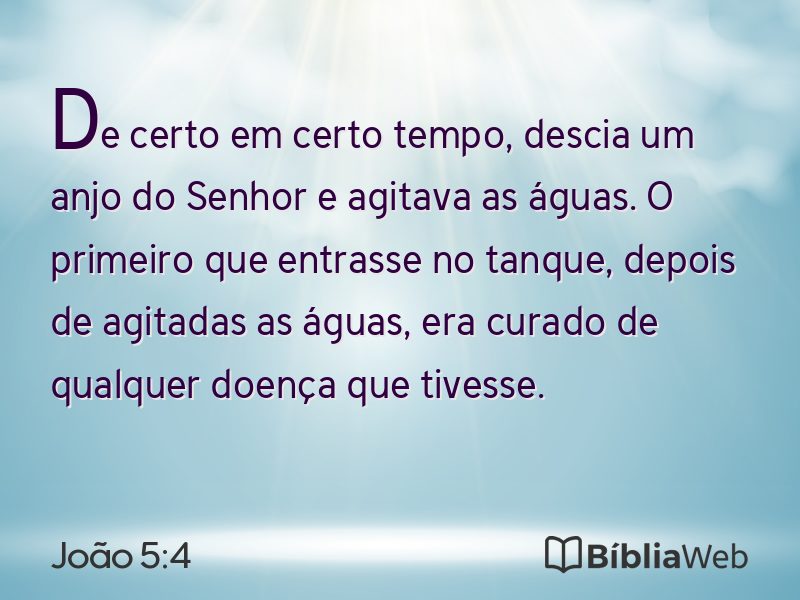 João 5:4 em imagem para compartilhar