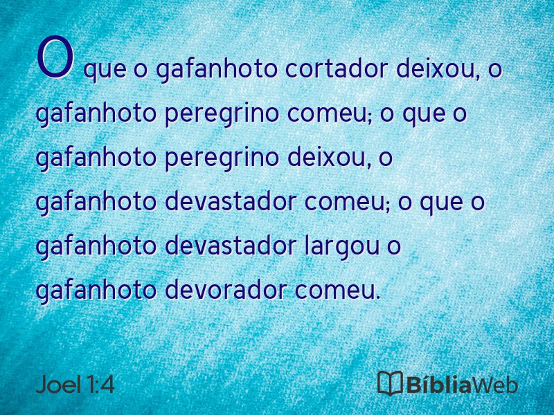 Joel 1:4 em imagem para compartilhar