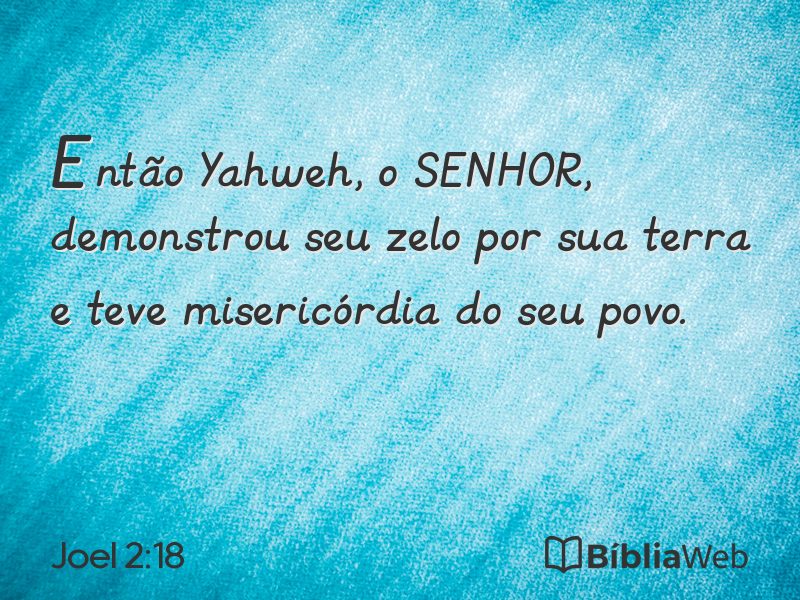 Joel 2:18 em imagem para compartilhar