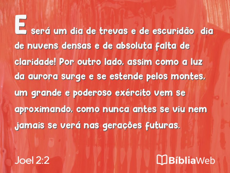 Joel 2:2 em imagem para compartilhar