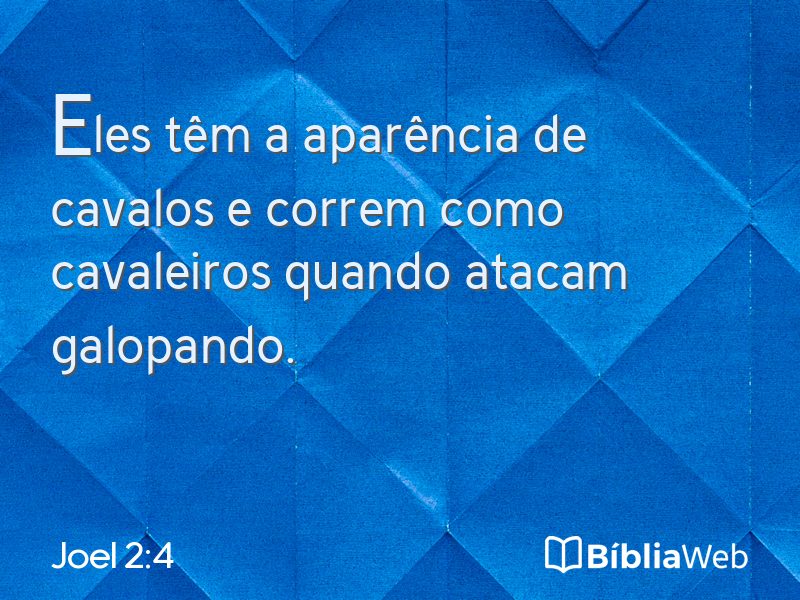 Joel 2:4 em imagem para compartilhar