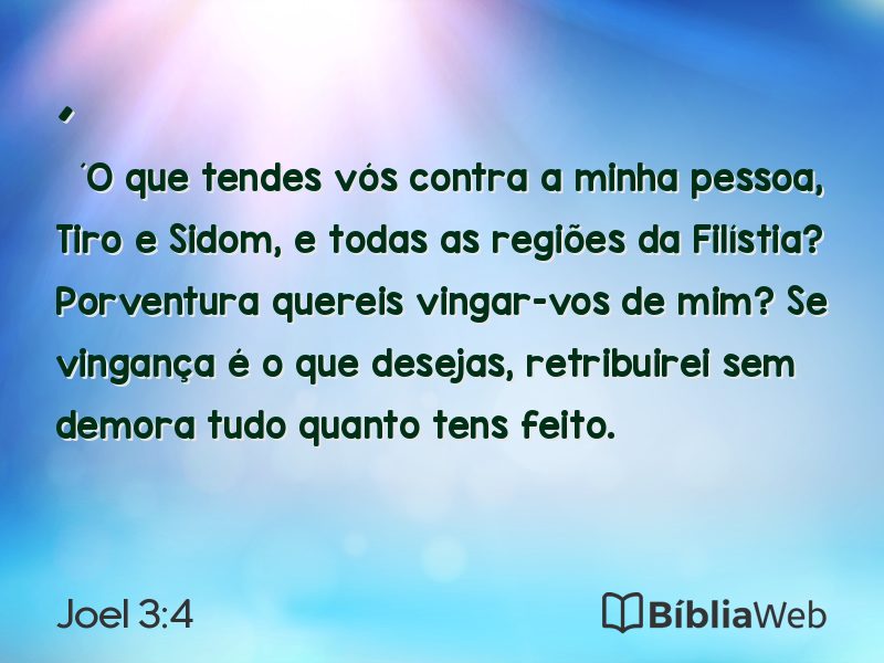 Joel 3:4 em imagem para compartilhar