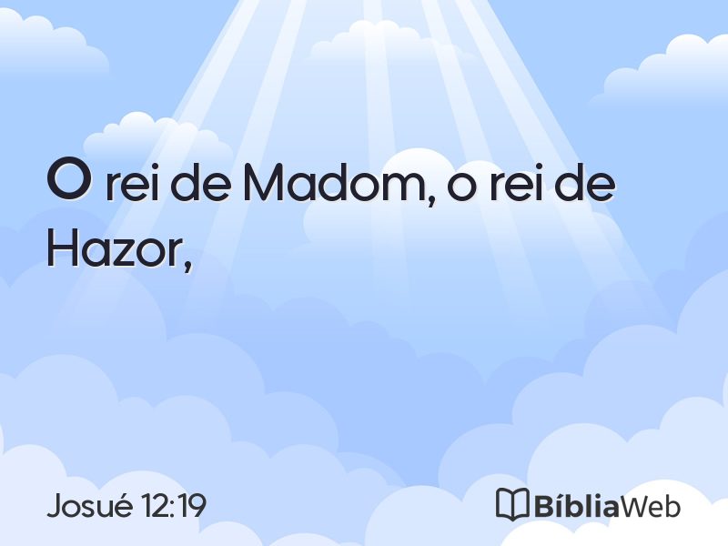 Josué 12:19 em imagem para compartilhar