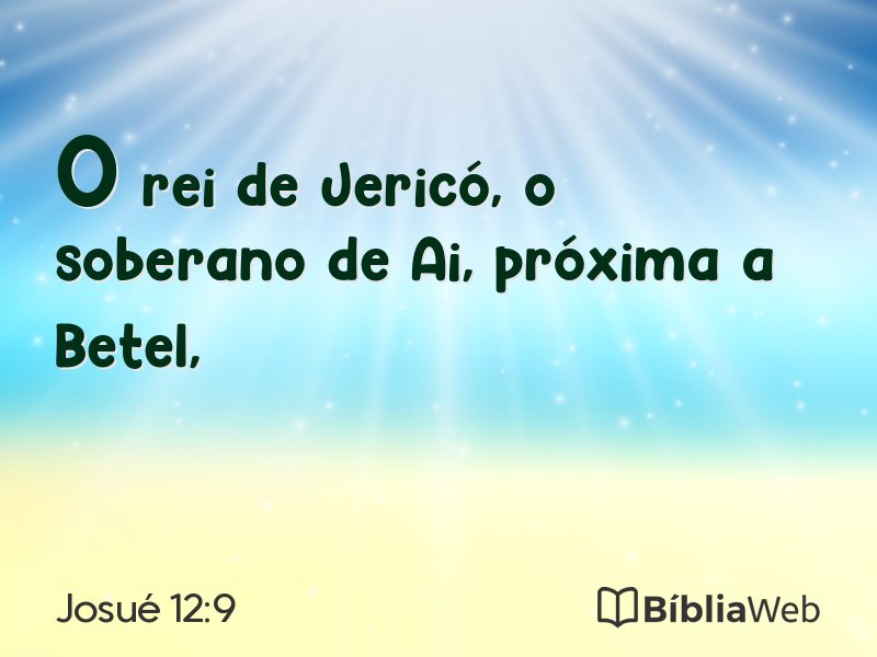 Josué 12:9 em imagem para compartilhar