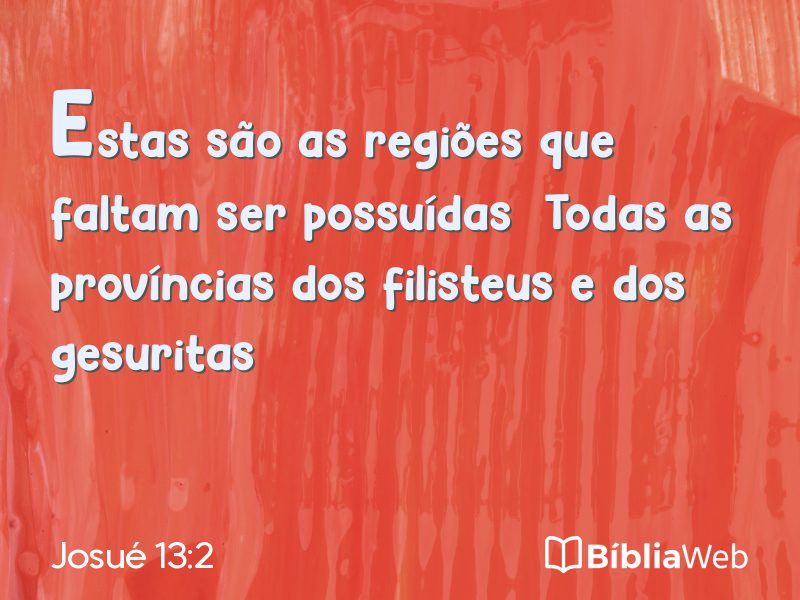 Josué 13:2 em imagem para compartilhar