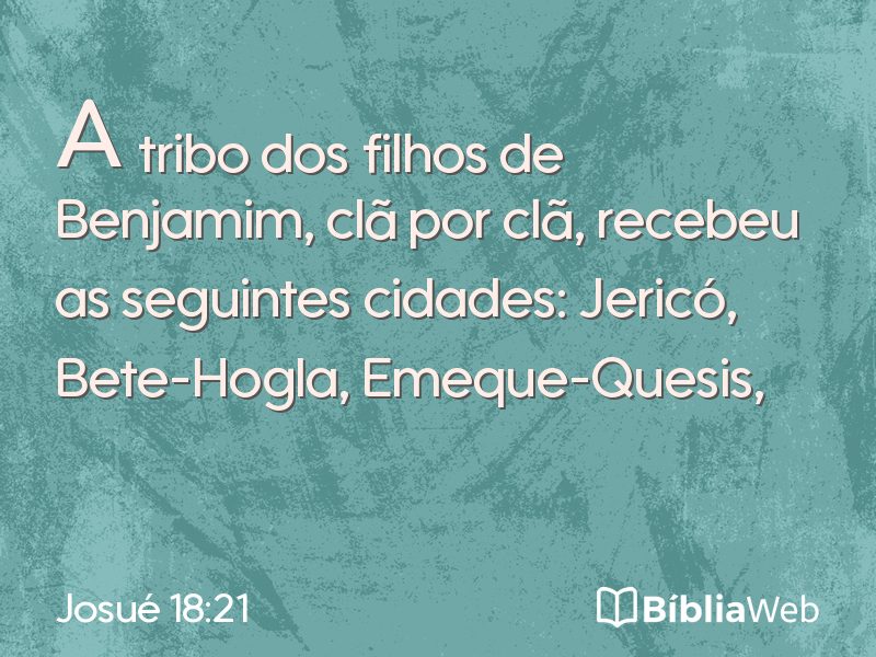 Josué 18:21 em imagem para compartilhar