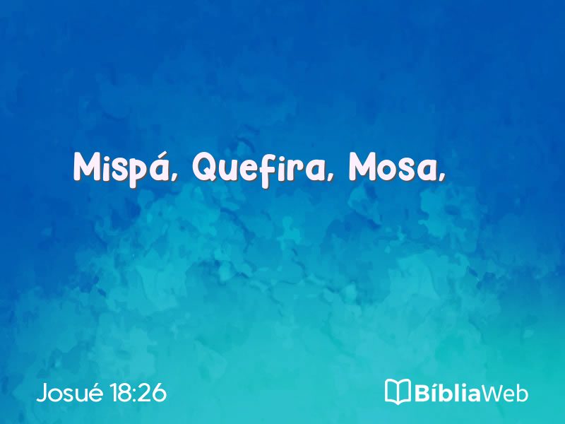 Josué 18:26 em imagem para compartilhar