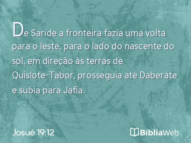 Josué 19:12 em imagem para compartilhar