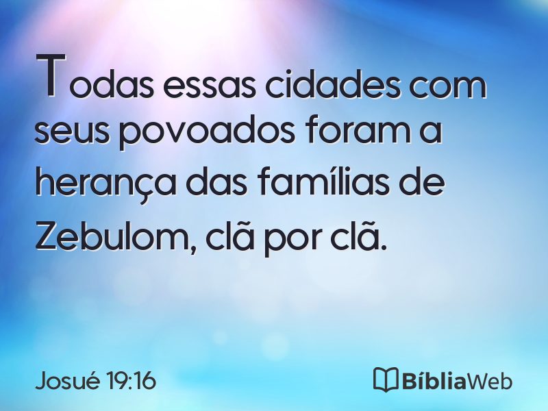 Josué 19:16 em imagem para compartilhar