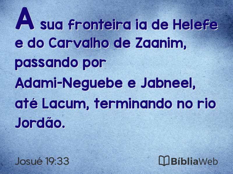 Josué 19:33 em imagem para compartilhar