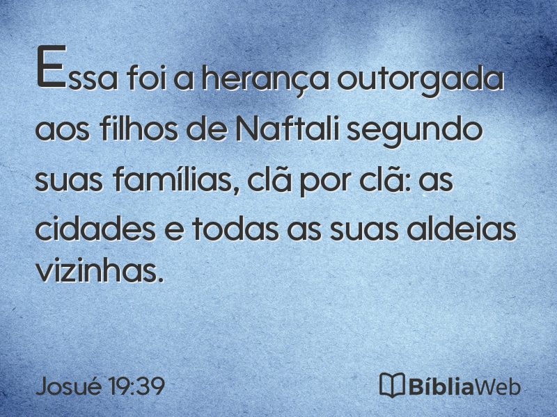 Josué 19:39 em imagem para compartilhar