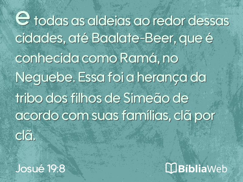 Josué 19:8 em imagem para compartilhar